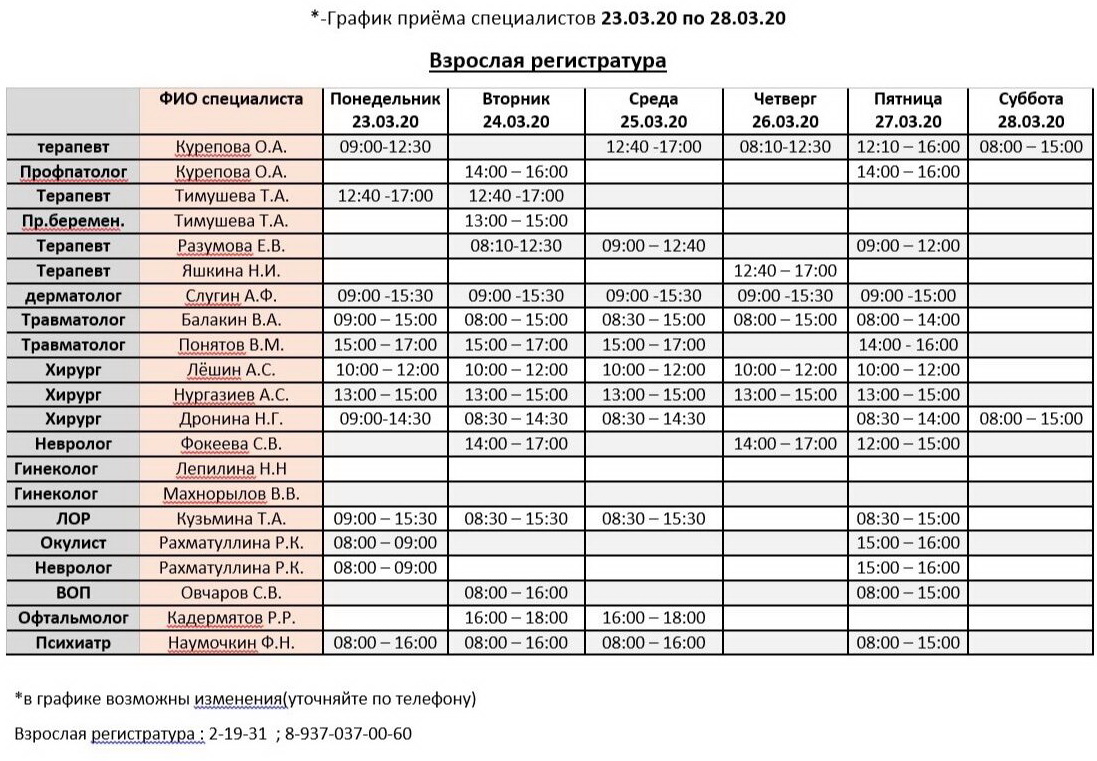 Авиценна элиста график работы в праздники Информация районной больницы - 22 Марта 2020 - Новоспасский Портал